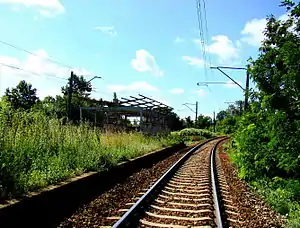 Ehemaliger Bahnsteig