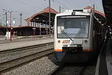 Triebwagen der Ortenau-S-Bahn im Bahnhof Strasbourg