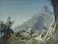 Blick auf Cervaro (1860er Jahre)