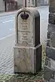Stationsstein an der Elsterstraße (B 92) / Markneukirchner Straße