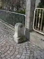 Halbmeilenstein an der Mittweidaer Straße