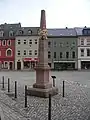 Nachbildung der kursächsischen Distanzsäule in Waldheim