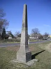 Ganzmeilensäule von 1723 bei Reifland vor der Restaurierung