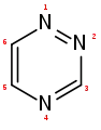 1,2,4-Triazin (korrekt)