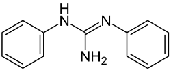 Strukturformel von 1,3-Diphenylguanidin