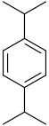 Struktur von 1,4-Diisopropylbenzol