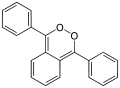 Struktur des transienten 1,4-Diphenyl- 2,3-benzodioxins.