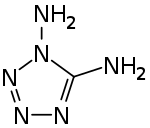 Strukturformel von 1,5-Diamino-1H-tetrazol