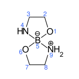 1,6-Dioxa-4-aza-9-azonia-5-borato-spiro[4.4]nonan