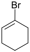 Strukturformel von 1-Bromcyclohex-1-en