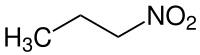 Struktur von 1-Nitropropan