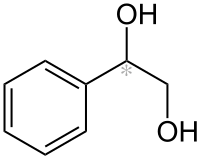 Strukturformel von 1-Phenyl-1,2-ethandiol