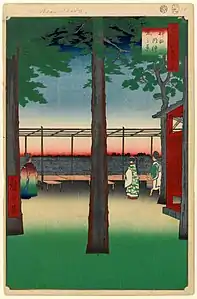 88. Morgenröte am Kanda Myōjin Schrein