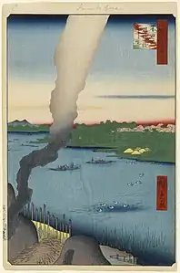 60. Ziegel-Brennöfen bei der Hashiba-Fähre über den Sumida