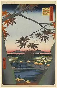41. Herbstlaub, Tekona-Schrein und Tsugibashi von Mama
