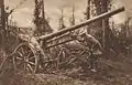 Durch britischen Truppen erbeutete 10-cm-Kanone