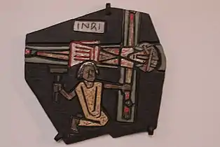 Jesus wird ans Kreuz geschlagen