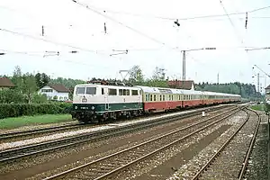 TEE-Wagen im TEE Mediolanum 1977