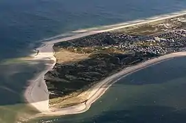 Luftbild der Hörnum-Odde 2013