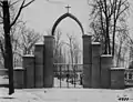Eingangsportal zum Friedhof Berlin-Friedrichshagen