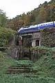 Schleuse 14 unter der Eisenbahnbrücke
