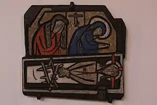Jesus wird ins Grab gelegt