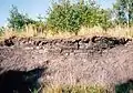Nr. 15  Die Halde 21 diente als industrielle Absatzanlage (=&nbsp;Schlammteich). Der Kohlenschlamm wurde zum Teil als Teichfilterkohle gewonnen und verwertet