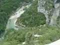 Der Artuby mündet bei Mescla in den Verdon