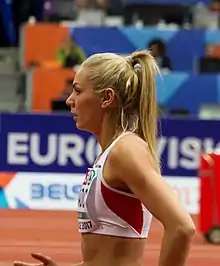 Ivona Dadic – Wettkampf nach der ersten Übung&nbsp;beendet