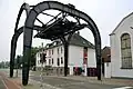 Museal erhaltene Ankerstütze 52a/b im LVR-Industriemuseum Oberhausen