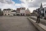 „Die Rufende“ am Marktplatz Eberswalde