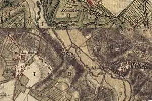 Grube Ath auf der Tranchotkarte 1805/07