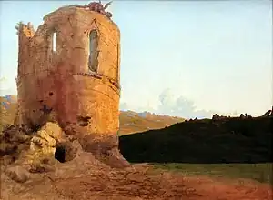 Turmruine mit Drachen (Carl Blechen)