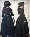 Föhringer Frauentracht um 1858
