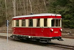 Historischer Triebwagen GHE T 1