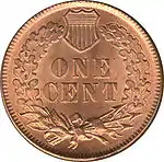 Indian Head Cent, Rückseite