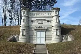 "Wasserreservoir" Kanton St. Gallen, 1895, Schweiz (März 2009)