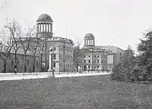 Blick gen Südwesten auf den Meilenstein, um 1903