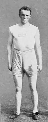 Hugo Wieslander – 1912 Zehnkampf-Olympiasieger – hier im Weitsprung nicht unter den besten Zwölf