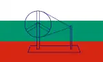 Die inoffizielle Flagge des Indischen Nationalkongresses von 1921