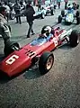Ludovico Scarfiotti nach seinem Sieg beim Großen Preis von Italien 1966