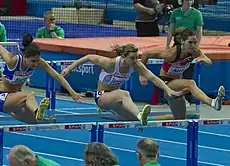 Lucie Škrobáková (Mitte) wurde die Halbfinalteilnahme durch eine gedopte Sportlerin&nbsp;verwehrt