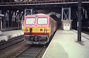 Steuerwagen M4 ADx in der ursprünglichen Farbgebung im Juni 1984 in Antwerpen