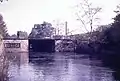 Flutgraben, Obere Freiarchenbrücke und Berliner Mauer, 1986