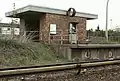 Verfallendes Stationsgebäude, 1988
