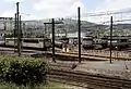 Französische Elektrolokomotiven in Hendaye, 1988