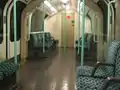 Inneneinrichtung des 1992 Tube Stock auf der Waterloo & City Line