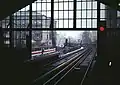 Strecke in Richtung Gleisdreieck mit „Pastorenkurve“, 1993