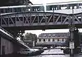 2013 abgerissener Seitenflügel mit dem Bahnhofsrestaurant Le&nbsp;Grenadier, 1994