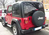 Heckansicht mit Hardtop
